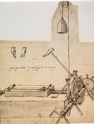 Leonardo da Vinci Machine for Cutting Files