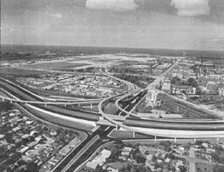 Palm Beach International Airport Interchange designed by Belswenger, Hoch & Associates using GEOPAK